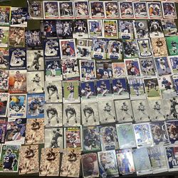Lot of 107 New York Giants Football Cards-Stars-Rookies-Inserts Past & Present 