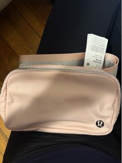 Pink & Silver Lululemon Belt Bag