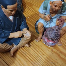 Japanese Hakata Urasaki Dolls Figurines