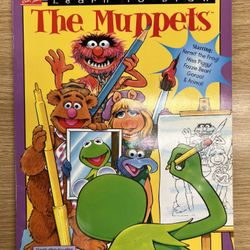 Learn to Draw the Muppets Walter Foster Jim Henson Kermit Miss Piggy Gonzo 1998