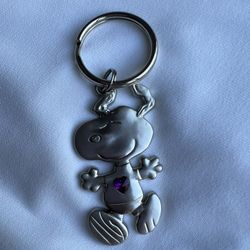 Birthstone Snoopy Keychain 