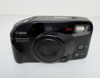 Canon Sure Shot ZOOM-S 35mm Point & Shoot Film Camera  TESTED