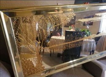 GOLD FRAMED WALL ART