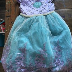 Ariel Light Up Dress Size 5/6