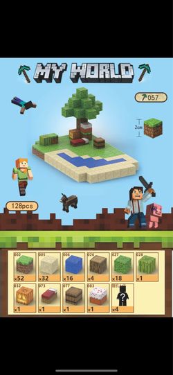 Magnetic Building Blocks Beach Set 128PCS Compatible with Pixel World
