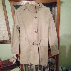 Gap Coat Jacket With Hood Size Medium 
