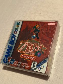 Gameboy Advance Color Zelda Oracle of Seasons CIB MINT condition!