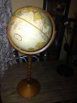 Wooden Globe 