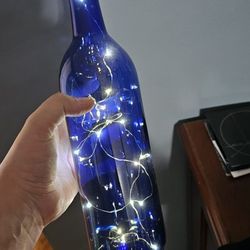 Fairy Light Wine Bottles