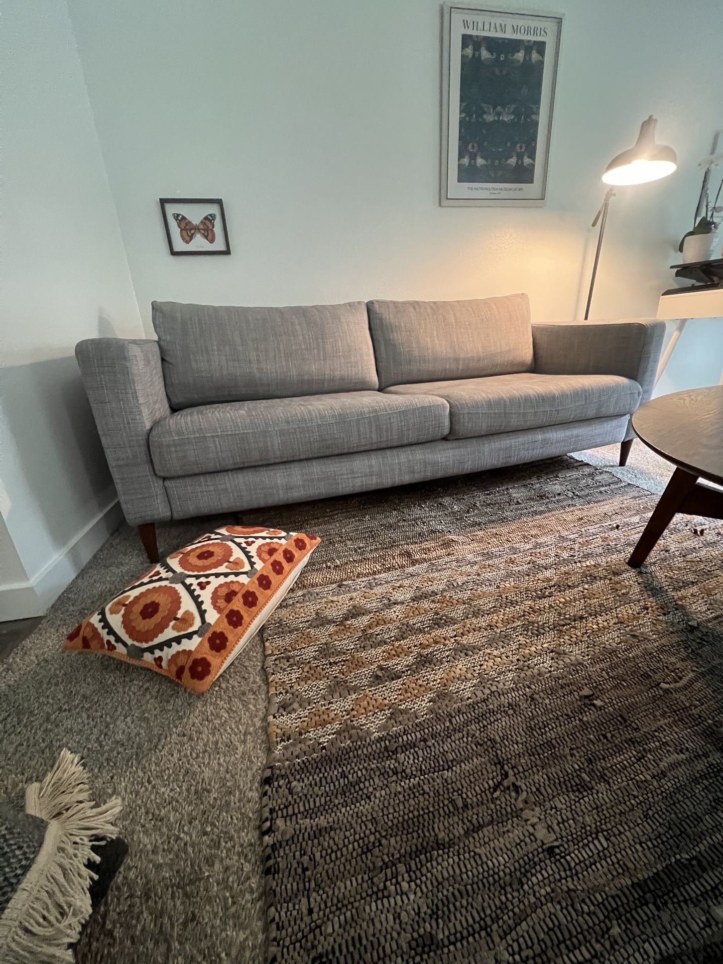 Grey Mcm Sofa/ Couch $200