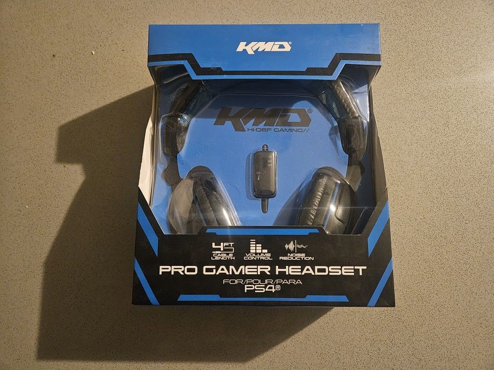 KMD Wired Pro Gamer Headset For PS4