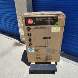  Water Heater Tankless Gas 3-4 Shower 9.0 Smart High Efficiency Interior and Exterior Condensing 180,000 BTU