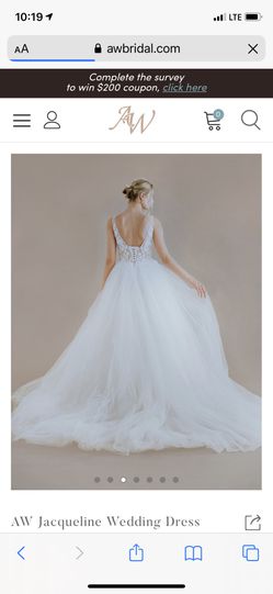 BRAND NEW WEDDING DRESS Size 0