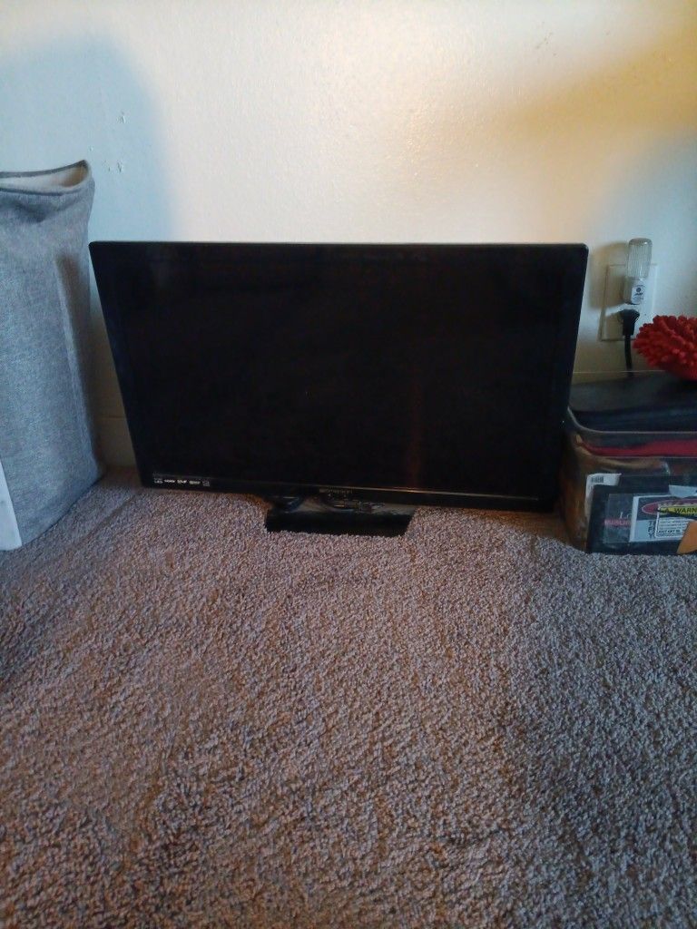 32 inch Emerson TV with remote works. Good clear picture.