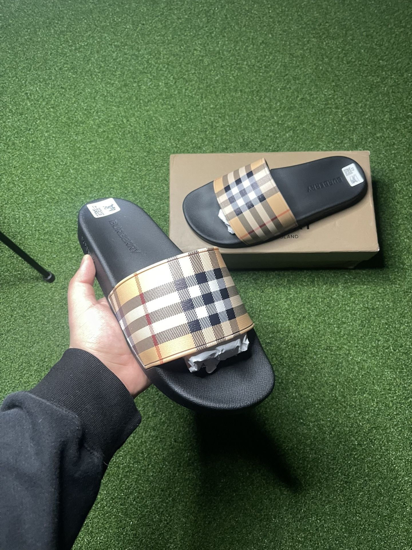 Burberry Slides Size 10 Brande New