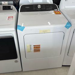 Whirlpool 7 cu. ft. White Electric Top Load Moisture Sensing Dryer with Steam