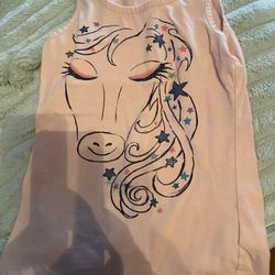 Girls Unicorn Tank Top Size Small Delivery Make An Offer 