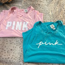 Pink Tank tops