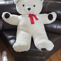 VALENTINE'S  SPECIAL: NEW Giant stuff white Bear, firm.