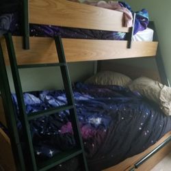 Twin/full Bunk Bed FREE, Mattress 