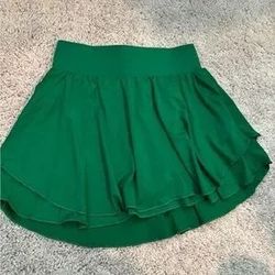 Green skirt