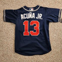 Ronald Acuna Jr. Youth And Adult Sizes. Size M,L,XL Youth L,XL Adult