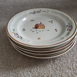 Vintage Newcore Stoneware "Heirloom" Pattern (FOUR AVAILABLE)