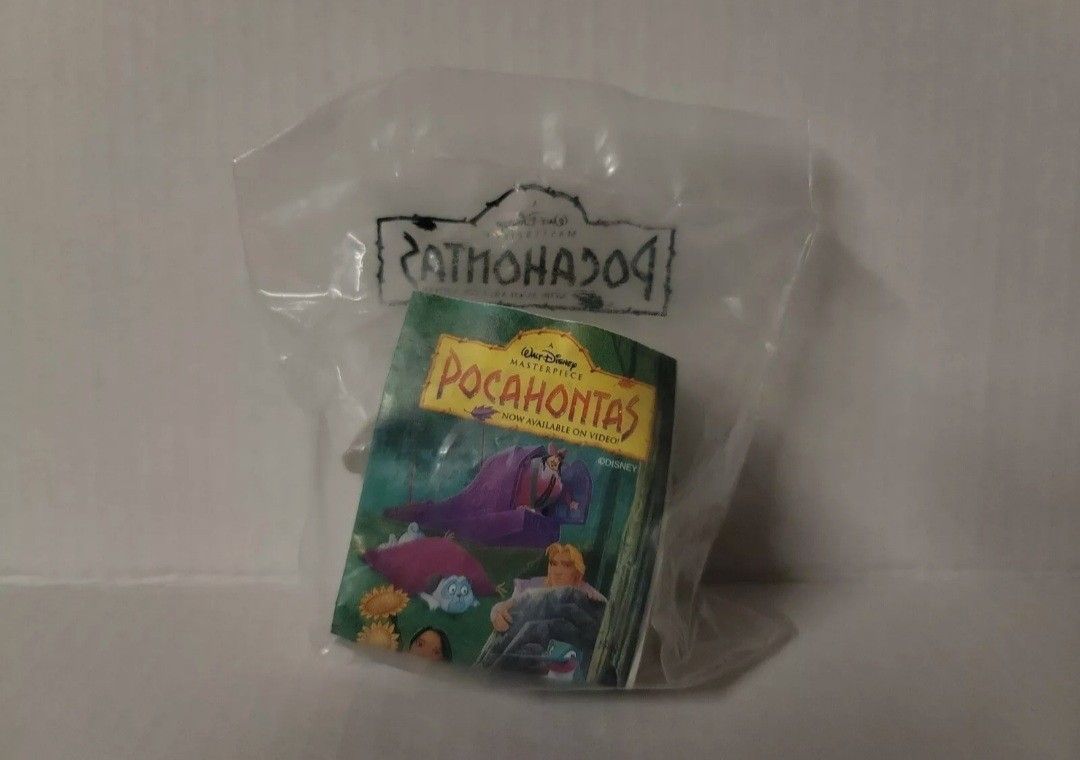 Lot Of 4 Disney Pocahontas Burger King 90s Toys Brand New!
