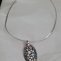 .Choker Necklace 925 Mexico Silver 