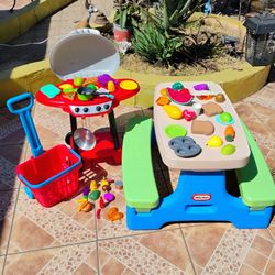 Kids Toys Picnic...Table/BBQ 