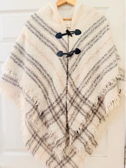 St. John’s Bay Hooded Poncho - One size