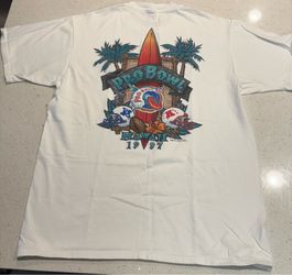 Vintage 1997 NFL Pro Bowl Hawaii Surfboard Graphic Shirt