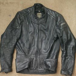 Motorcycle Jacket Hein Gericke size 42 vented leather jacket Size Small , Price Drop to $60 