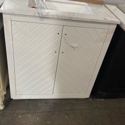 Single Sii White Bath Vanity 