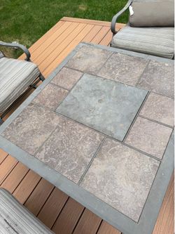 Outdoor table and chairs