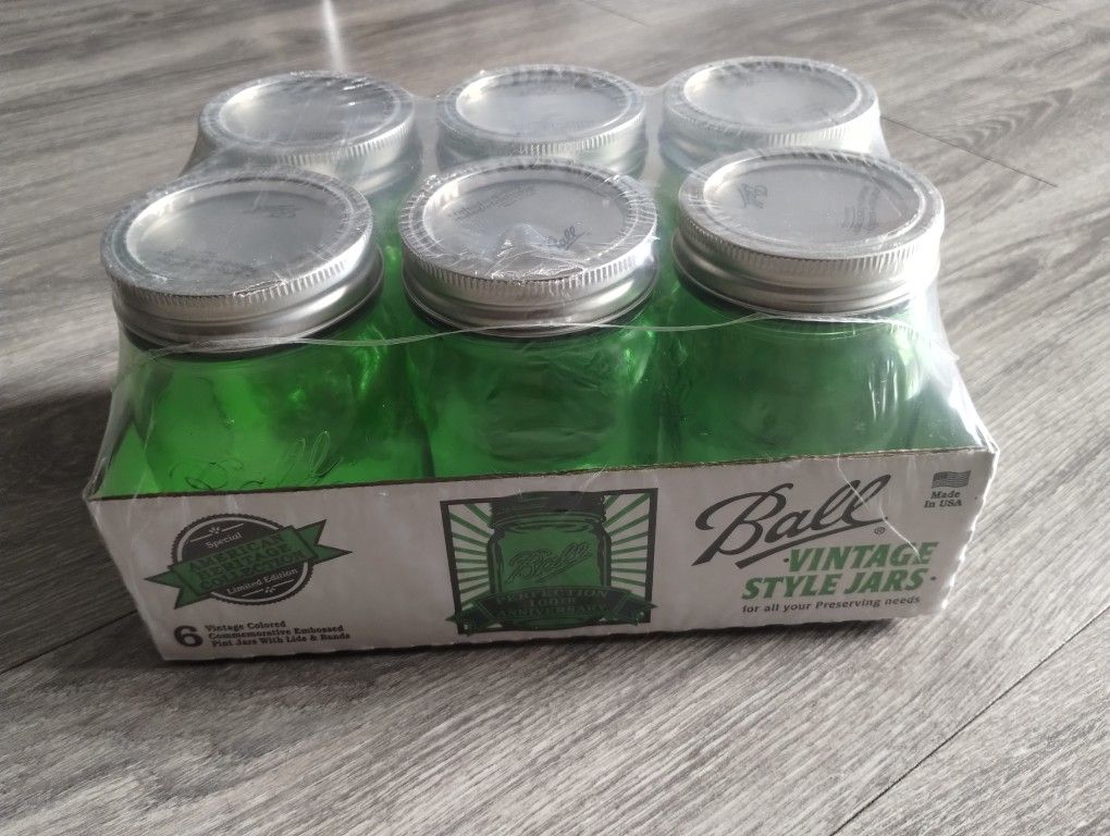 6 *NEW* BALL VINTAGE STYLE JARS