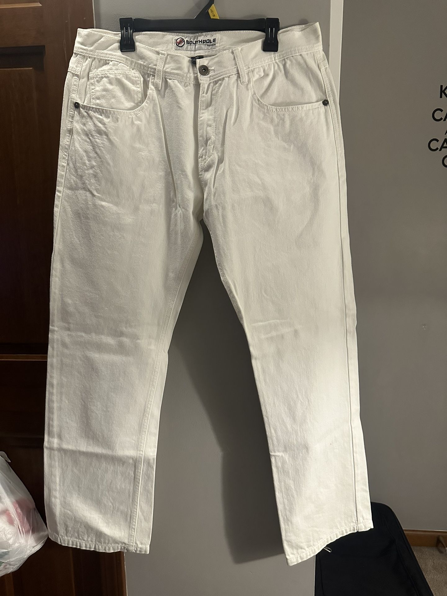 Men White Jeans