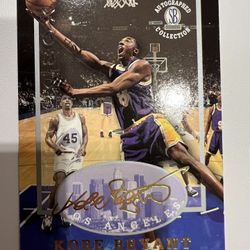 1997 Kobe Bryant Score Board Autographed Collection