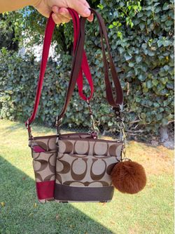 Coach Hampton swing signature C crossbody bags