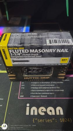 4lbs Huttig-Grip Nails Bundle - Finish & Masonry - NEW