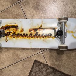Full Complete Primitive 8’ Skateboard. All Parts Are Primitive Brand 