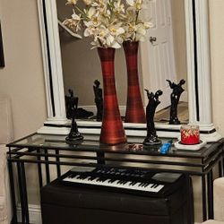 Table, Mirror Bakers Rack