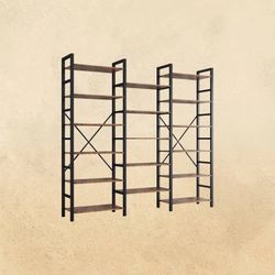 Brown Three Tier Bookcase