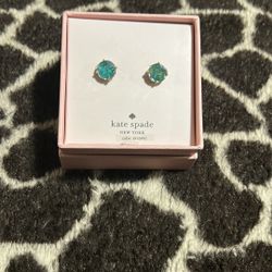 NWT Kate Spade Turquoise Earrings 