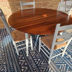 Drop Leaf Table With Chairs