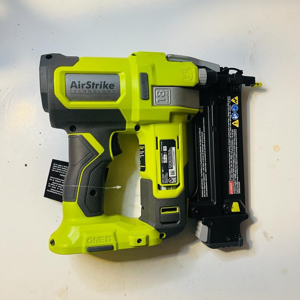 RYOBI ONE+ 18V 18 Gauge Cordless AirStrike Brad Nailer P321 (Tool