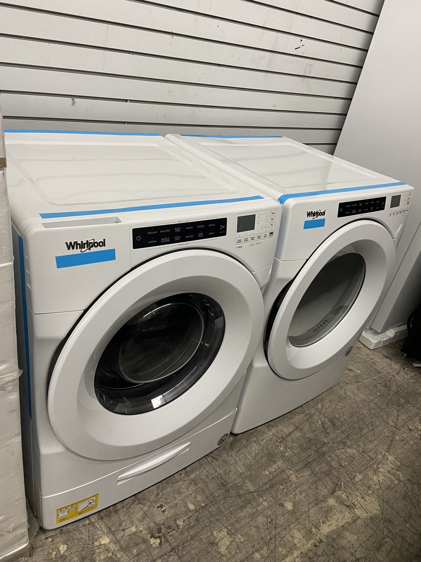 Whirlpool Front Load Washer Dryer Electric Set Energy Star