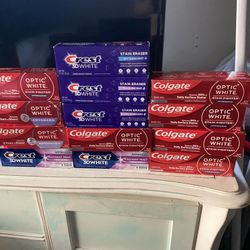 Regular Tubs Of Toothpaste 