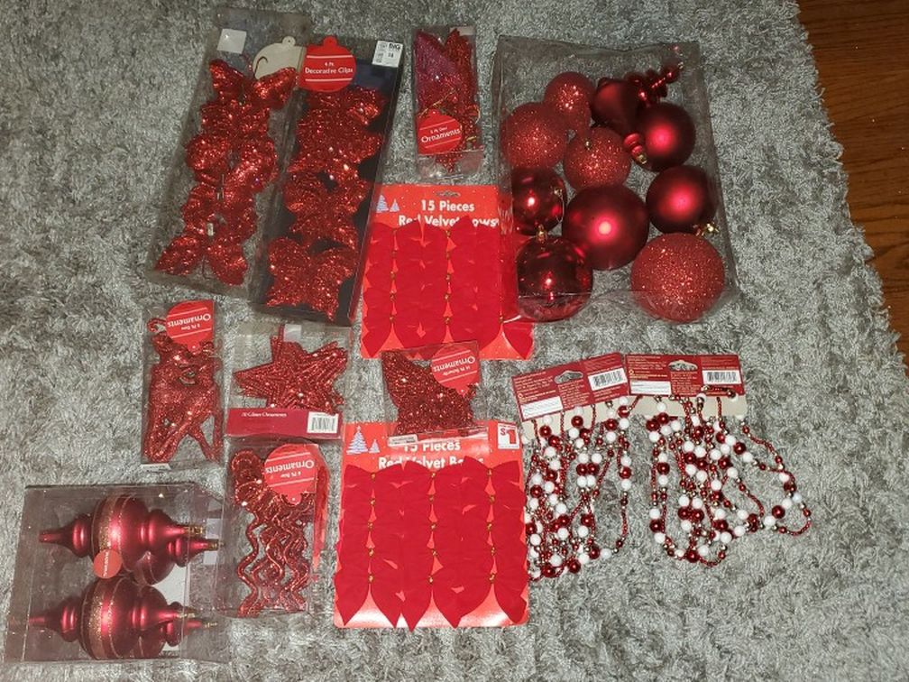 Red Christmas Ornaments