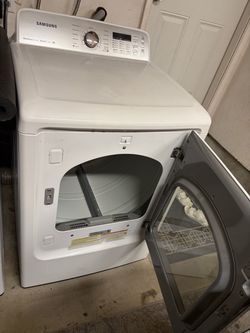 Samsung Front-Load Dryer White Gas